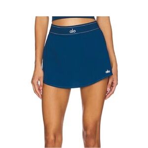 Alo Eclipse Blue Athletic Skirt